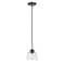 Z-Lite Ashton 1 Light Mini Pendant, Bronze & Clear 460MP-BRZ - alternate 4